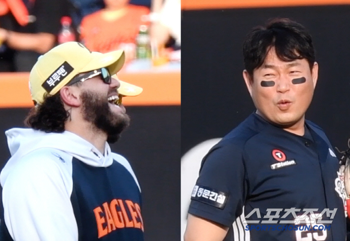 양의지 놀리는 폰세의 '무성의 타법', 적과 친구사이 오간 곰과 독수리의…