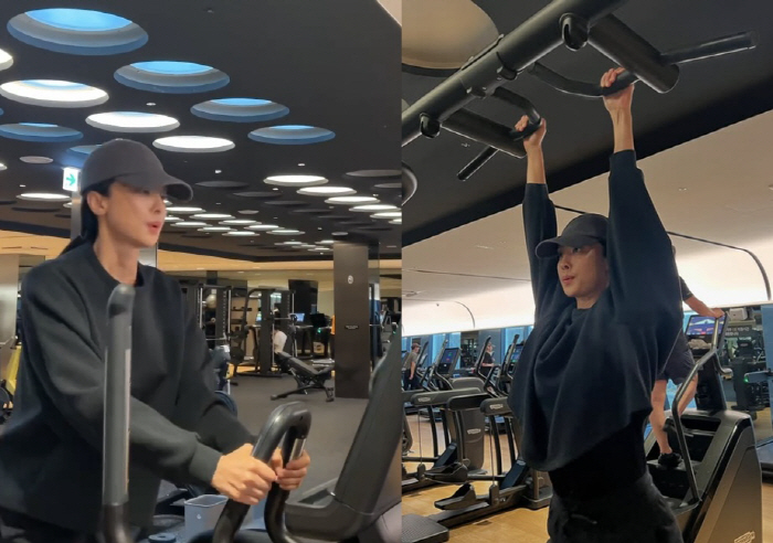 박정아, '송승헌 닮은' 훈남 남편♥ 공개..헬스장 데이트 '달달'