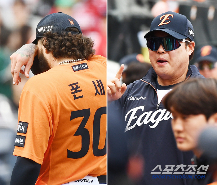 '눈물의 18K' 폰세에게 '1이닝 더' 요구한 류현진, 15년 묵은 기록 깬 '후배’에게 전한 진심 