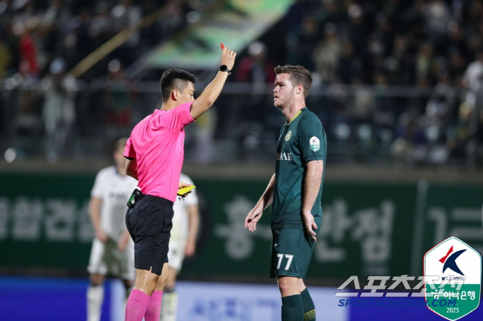 '에울레르-아이데일 연속골' 이랜드, '채프먼 퇴장' 김포에 2-1 승 …