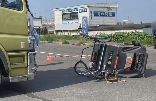 日 홋카이도 관광용 인력거, 트럭과 충돌…한국인 여성 1명 다쳐