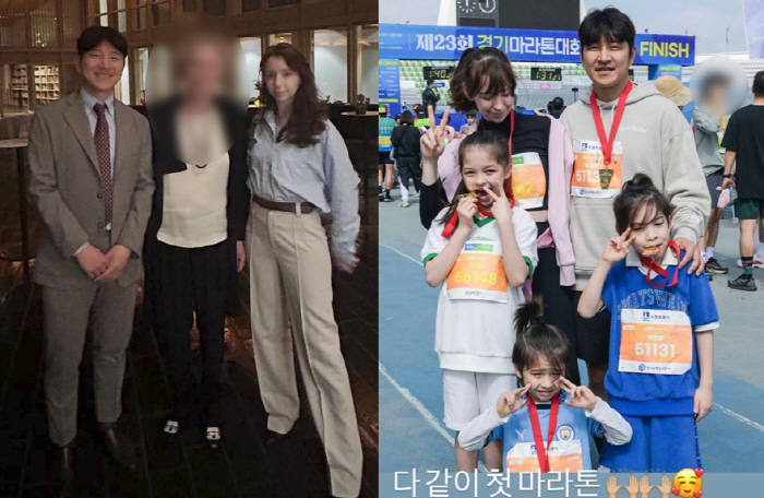 '암극복' 안나, 건강 회복 후 ♥박주호와 데이트...두건 벗고 풍성 '머릿결' 자랑