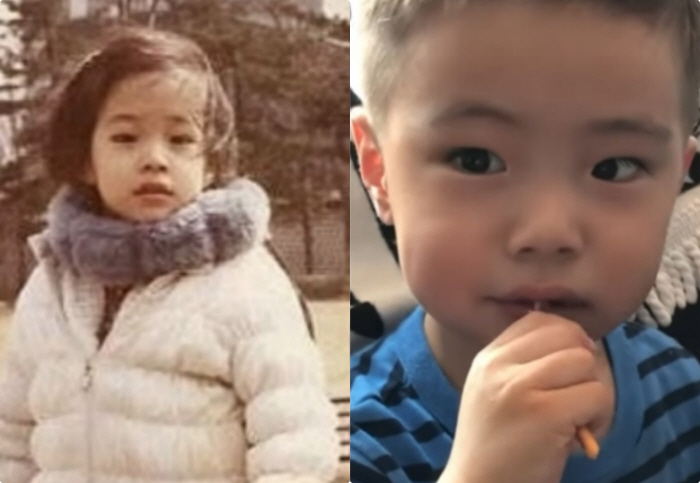'이병헌♥' 이민정, 어린시절 공개..아들 준후와 똑같이 생겼네