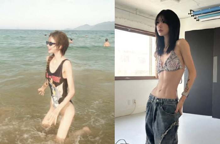 '故 최진실 딸' 최준희, 41kg 뼈가 앙상한데 