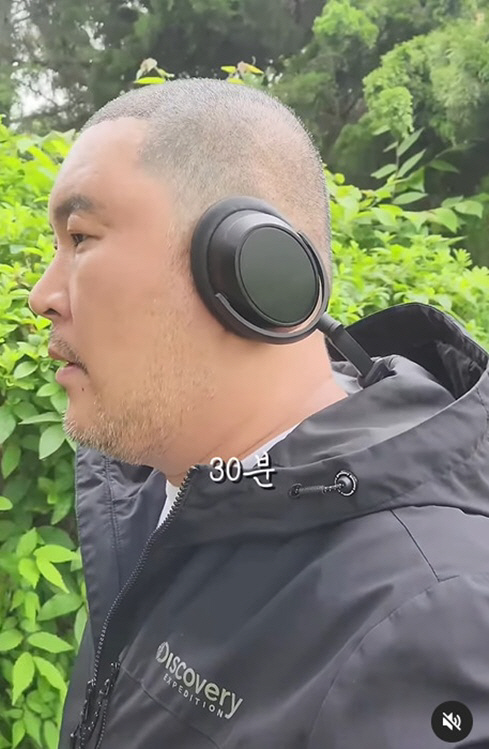 '조혜련 동생' 조지환, 모발이식 7일차 공개..달라진 '이마라인'