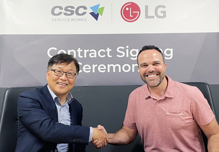 LG전자-SCS 서비스웍스, 상업용 세탁기 공급계약 체결