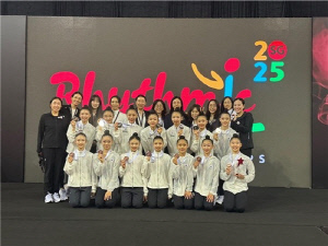 한국 리듬체조, 2025 아시아선수권에서 역대 최다 메달 획득