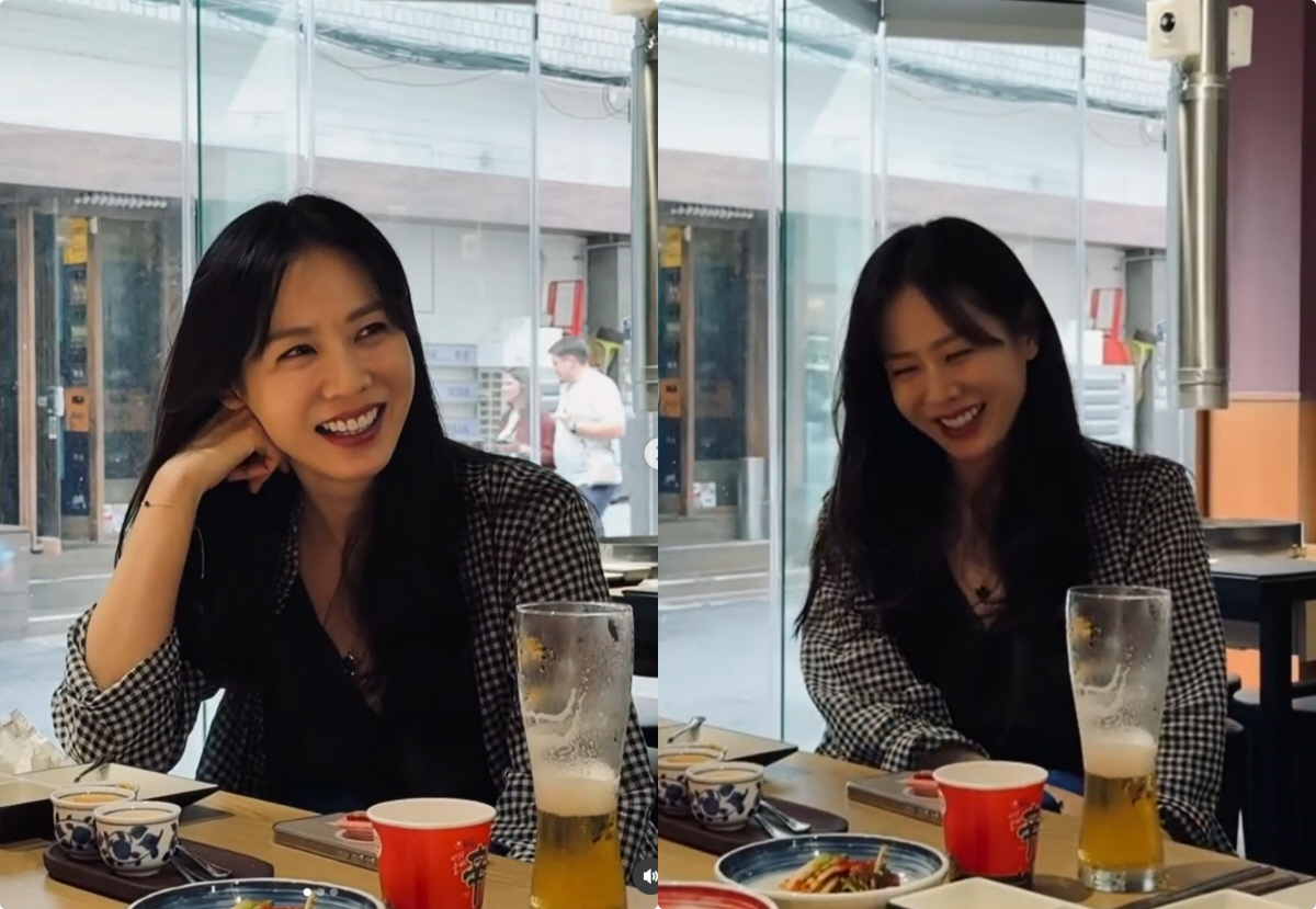 '현빈♥' 손예진, 낮부터 반주하는 '자유부인'..컵라면에 맥주, 소탈하…