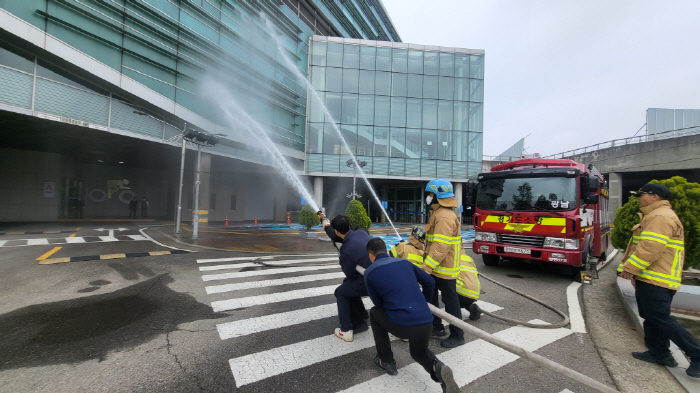 [경륜]광명스피돔, 관계기관 합동 소방 훈련 시행