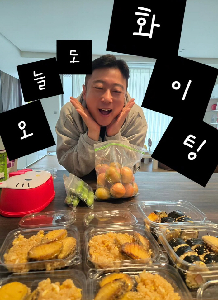 '신장 투석' 박지연, 18년째 ♥이수근 집밥 내조..전복 가득 도시락 '먹음직'