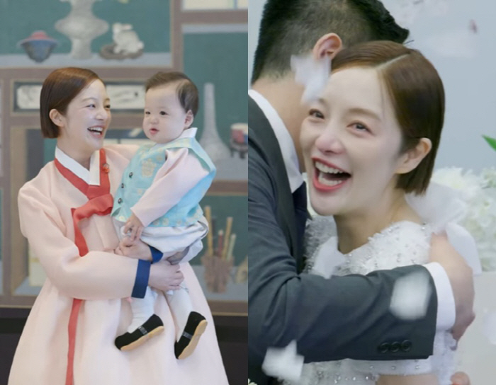 황보라, 5성급 호텔서 돌잔치..♥남편 품에서 '감동의 눈물'
