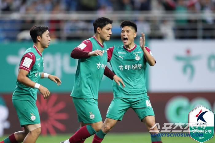 "주민규 한달만에 PK부활포" 대전,'최하위'대구 2대1꺾고 하루만에 선…