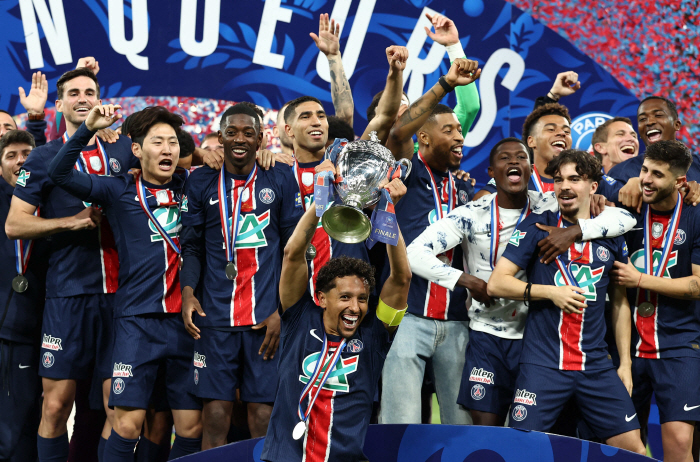 "정말 떠날 시간이야" 이강인 또 '0분', PSG 2년 연속 '프랑스 …