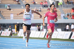 나마디 조엘진·서민준, 아시아육상선수권 100ｍ 준결선 진출