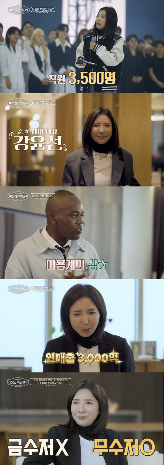 첫 월급 2만원→연매출 3천억…서장훈도 경악한 CEO [백만장자]