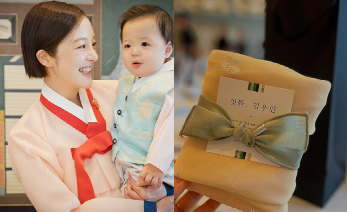 황보라, 아들 돌잔치에 5성급 호텔·20만원 답례품·박술녀 한복 '초호화…