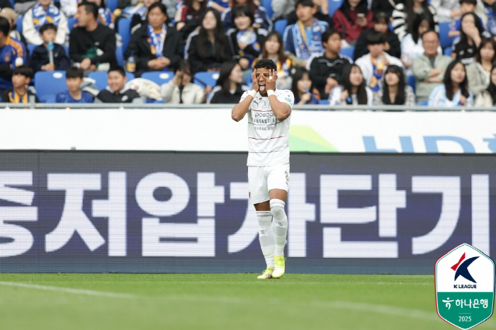 오베르단의 미친 회복력에 놀란 박태하 감독 "신기한 선수에요"[현장 인터…