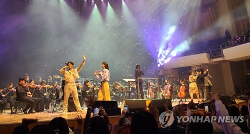 [촬영 윤고은] 18일 홍콩서 열린 한류 드라마 OST 콘서트