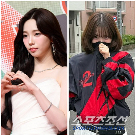 카리나, 빛삭한 '2번+붉은 점퍼' 셀카 뭐길래..정치색 논란 활활 [SC이슈]