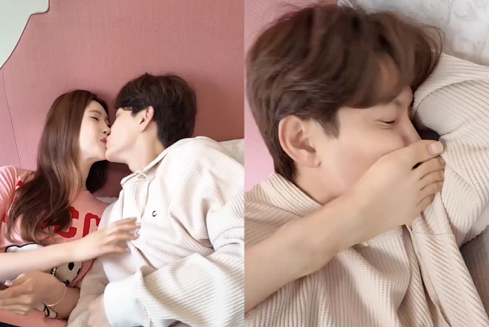 이다해, ♥세븐 뽀뽀 후 입술 닦자 발 싸대기..."방심은 금물"