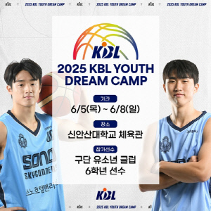 비엘리트 선수 대상 KBL 유스 드림 캠프…민기남·정성조 멘토