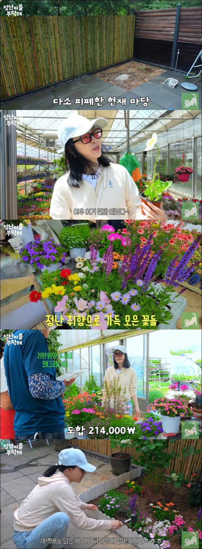 김정난, '3층집' 마당 화려하게 꾸몄다 "피폐했던 정원, 꽃 값만 21…
