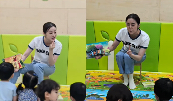 우혜림, '언어 천재' 子 교육법…영어 동화책 읽기로 재능 나눔 
