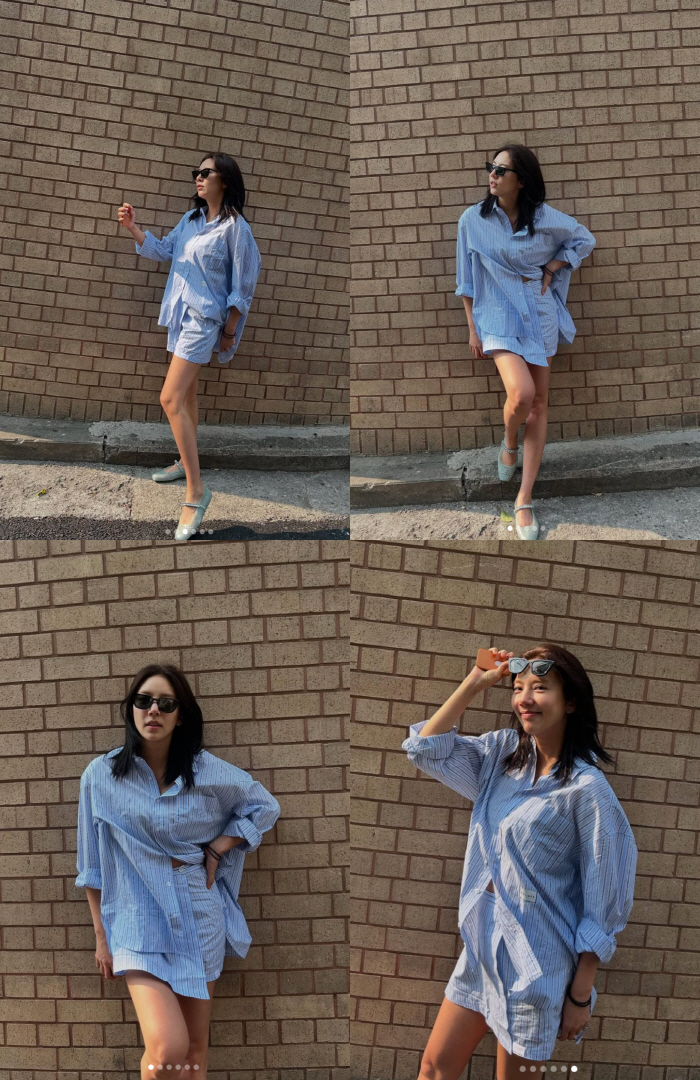 손담비, '42세 노산' 안믿기는 강철 체력..육아하며 다이어트+운동 '…