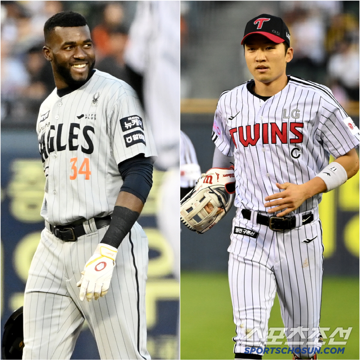 '또 박해민이야?' 플로리얼 허탈 웃음…한화 킬러의 환상 수비쇼[잠실 현…