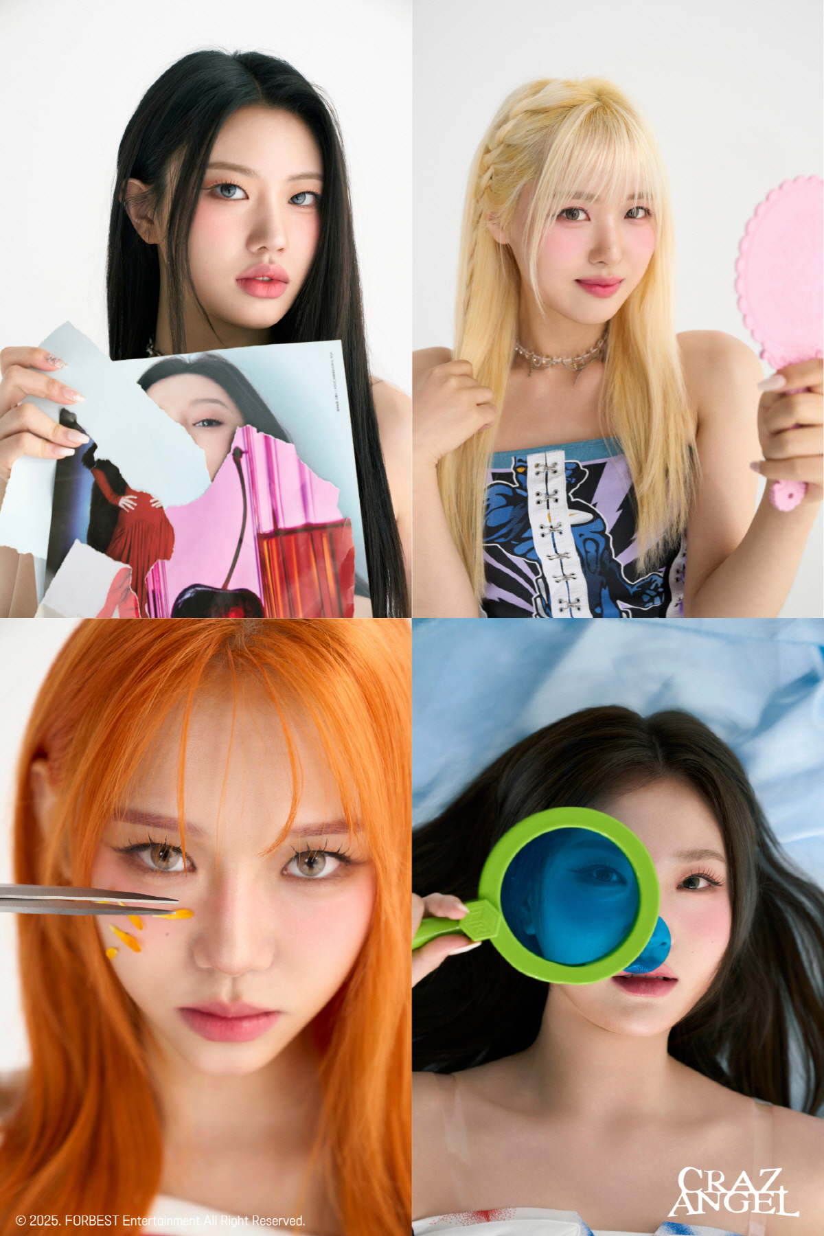 '육각형 신예' 크레이즈엔젤, 6월 데뷔 카운트다운 돌입…4인 4색 매력…