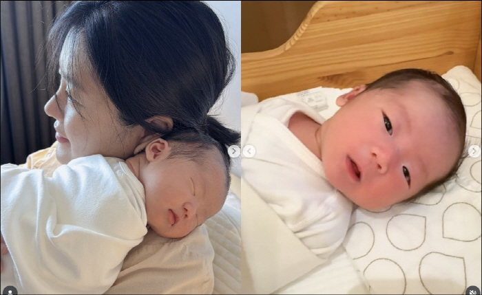 '이용식 딸' 이수민, ♥원혁 똑닮은 딸 최초 공개 