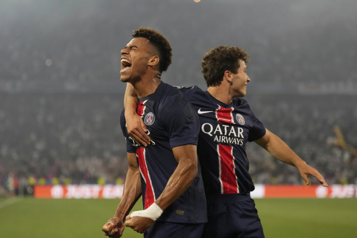 [뮌헨Live]'두에 1골-1도움' PSG, 인테르 맹폭 중! 2-0 리드로 전반 종료