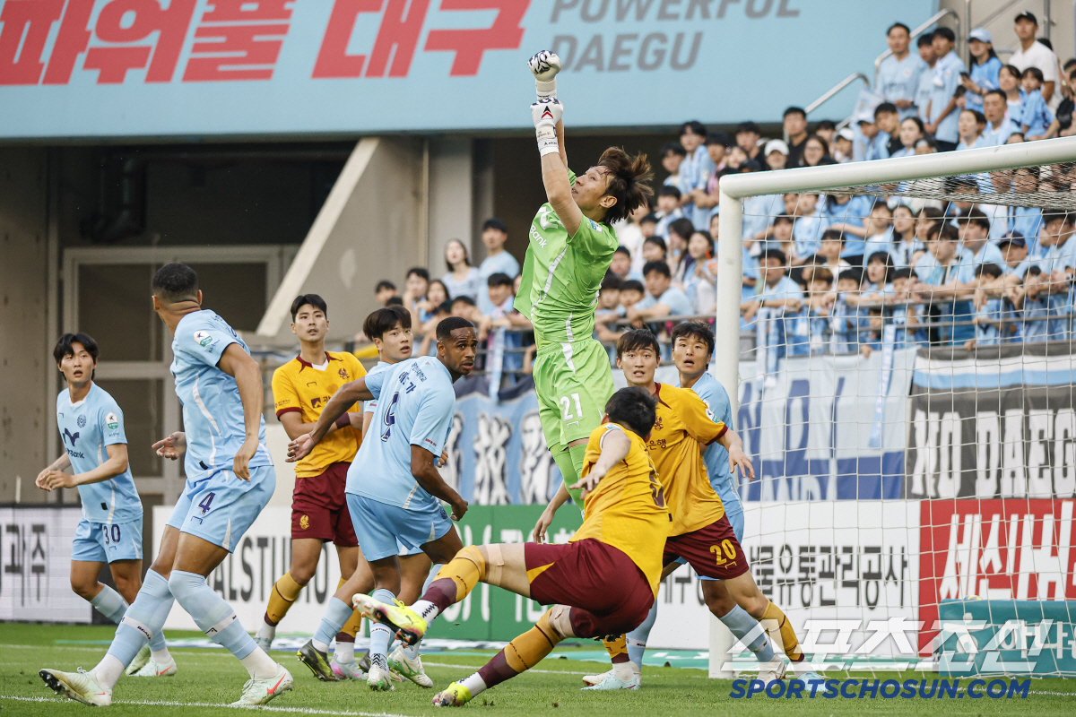 "아사니 PK골→라마스 PK골"'병수볼 데뷔전'대구,'정효볼'광주와 1대…