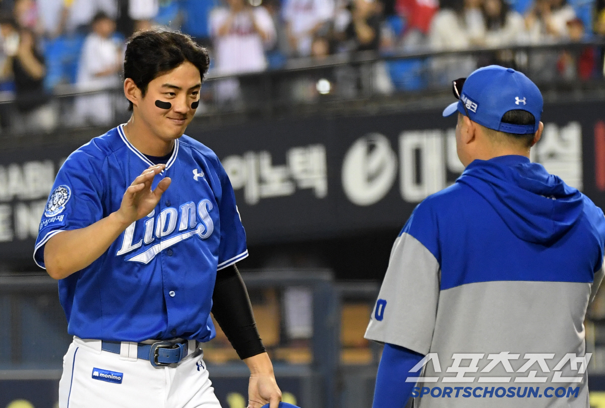 "김태훈 큰 것 한방 기대했는데 최고의 결과물" 박진만 예상 100% 적…