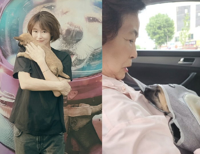 '50대 싱글' 예지원, 새 가족 맞이에 母도 활짝 