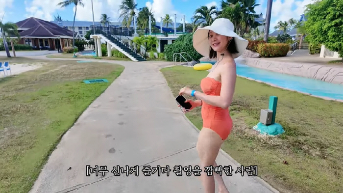 '싱글맘' 한그루, 쌍둥이와 사이판으로 떠났다..."엄마와 여행 떨리고 …