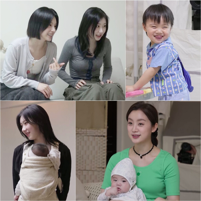 원걸 우혜림子 시우, 예지·채령 등장에 '수줍'…"이모야 누나야?" ('…