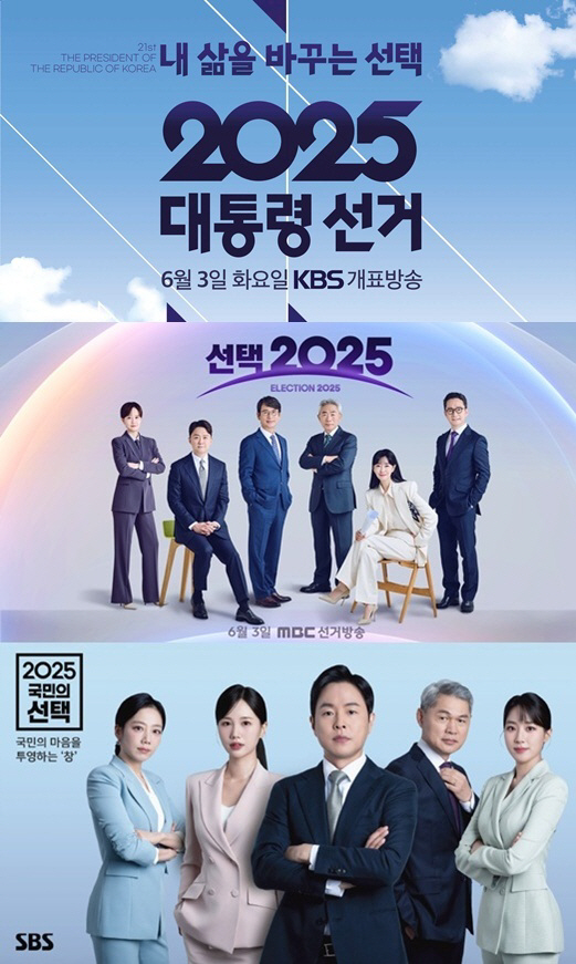 대선보다 치열한 개표방송…KBS-MBC-SBS, 자존심 건 '리모컨 대전…