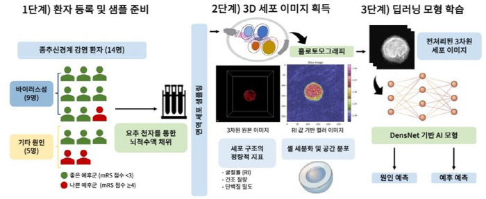"중추신경계 감염 환자, AI로 감염원인·예후 예측"…정확도 최대 99%