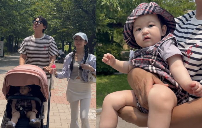 '이지훈♥' 아야네 1살 딸, 5성급 호텔 돌잔치+B사 명품 스타일 아가옷 입고 