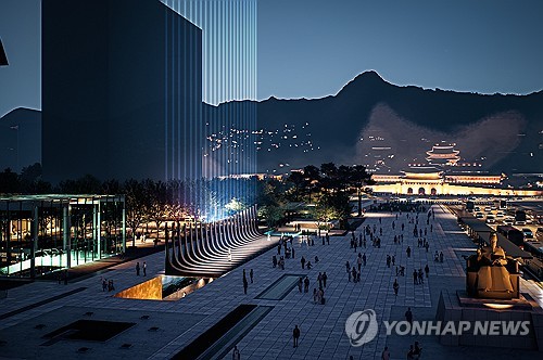 (서울=연합뉴스) 서울시가 서울 광화문 광장에 6·25 전쟁 참전국에 대한 감사와 존경의 마음을 담은 상징 공간인 '감사의 정원'이 들어선다고 3일 밝혔다. 사진은 광화문광장 '감사의 정원' 지상부 조감도. 2025.2.3 [서울시 제공. 재판매 및 DB 금지] photo@yna.co.kr