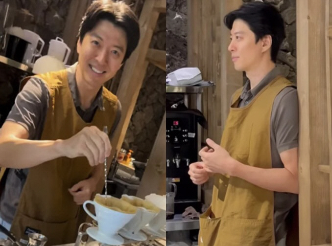 이동건, ♥강해림과 열애설 후 첫 근황..성수동서 포착 '환한 미소'