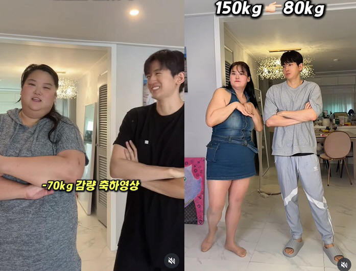 '70kg 감량' 미나 시누이, 다이어트 조작 의혹에 반박 "150→80…