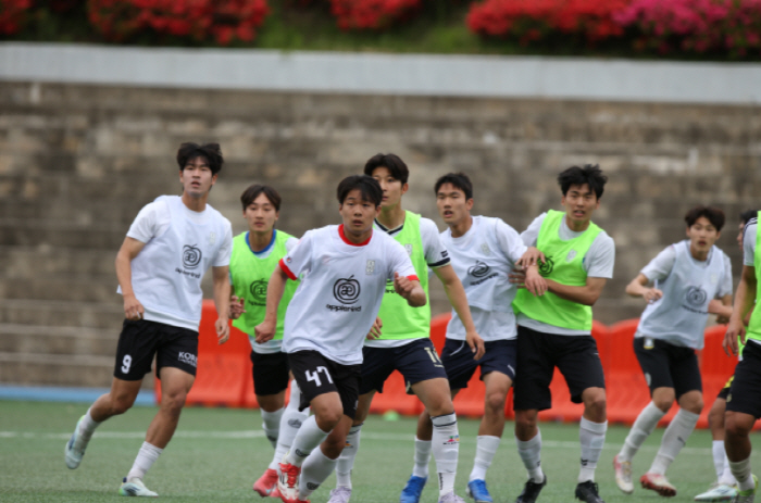 한국대학축구, U-21→U-22 예비 상비군 2차 평가전 개최