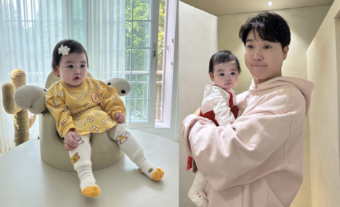 박수홍♥김다예, 70억 家서 '붕어빵' 딸과 행복한 시간 