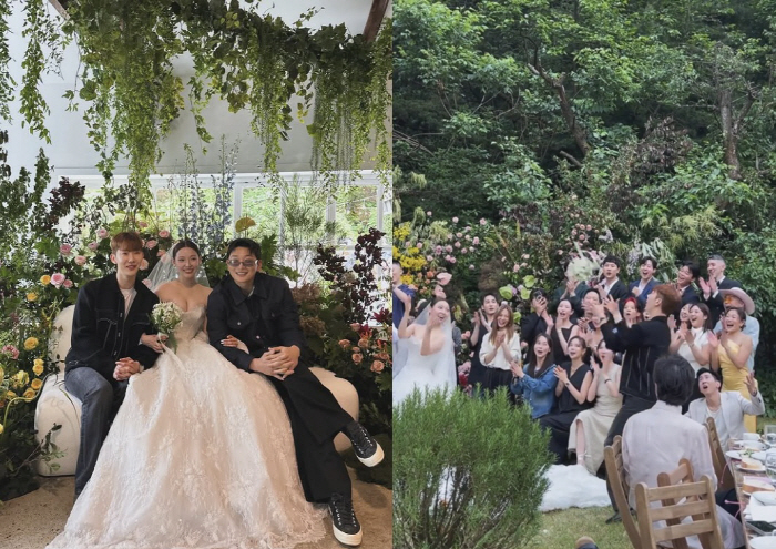 조권, 미쓰에이 민 결혼식서 부케받았다 