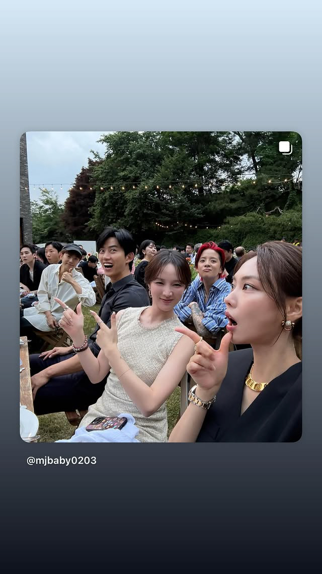 [종합] 미쓰에이 민, 결혼에 JYP동료들 총출동…조권, 부케까지 받았다