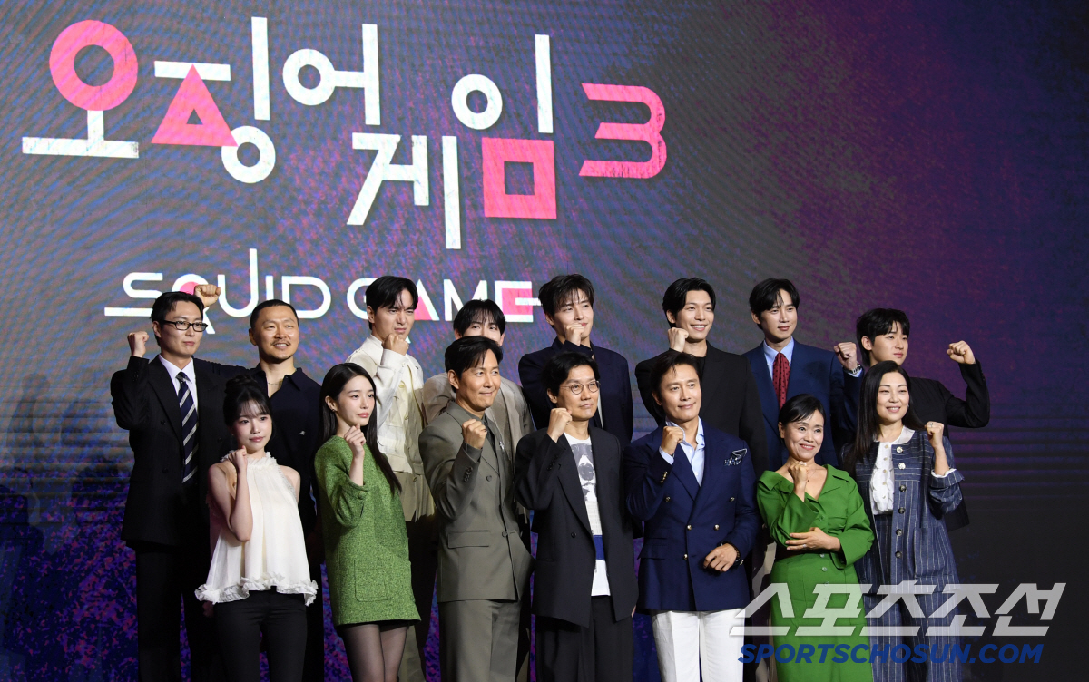 [SC현장] "韓에서 가장 큰 응원받고파"..'오징어 게임3' 5년 대장…