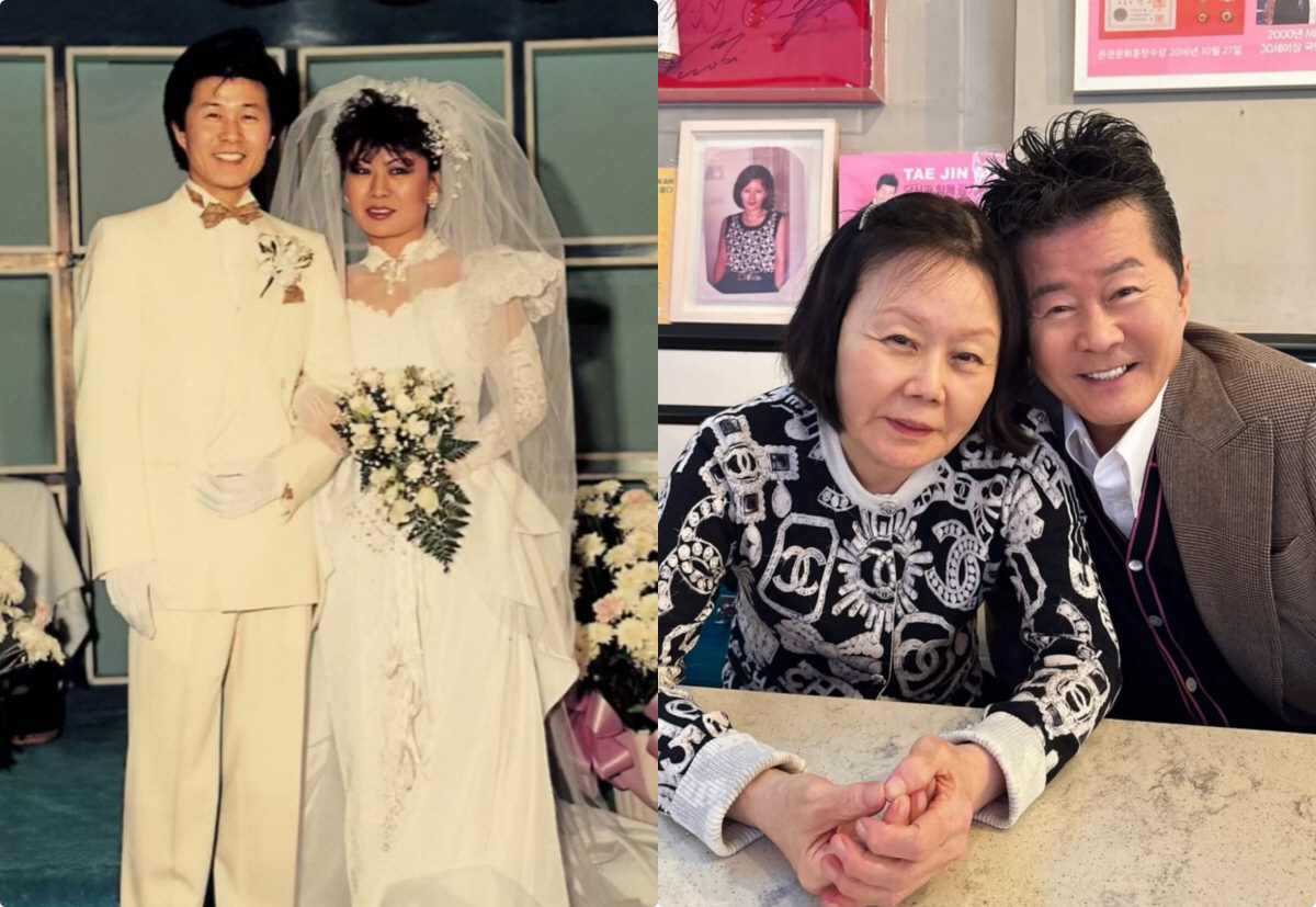 '6년째 병간호' 태진아, ♥치매 옥경이와 결혼 43주년 "건강히 잘 있…