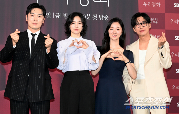 [포토] 남궁민 전여빈 이설 서현우, '우리 영화' 사랑해주세요